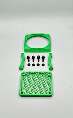 Bitaxe Gamma 60mm Fan Adapter socket adapter for GeeekPi Low Profile Plus- Green