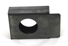Gate Lockbox Single Hole Weldable Steel 3 1/2″ x 31/2″ X 41/4″ X 11/2″, Gray