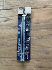 FebSmart PCIe Riser for Crypto Mining Rigs GPU PCIe 16x to PCIe 1x For Parts