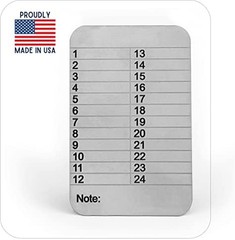 Vilo Cryptocurrency Steel Wallet, 24 seed phrase storage, Stainless Steel Crypto