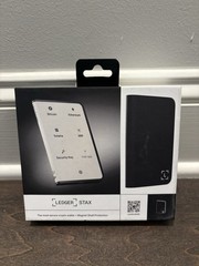 Ledger Stax 3.7″ E-Ink Crypto Hardware Wallet USB-C/Bluetooth — NEW