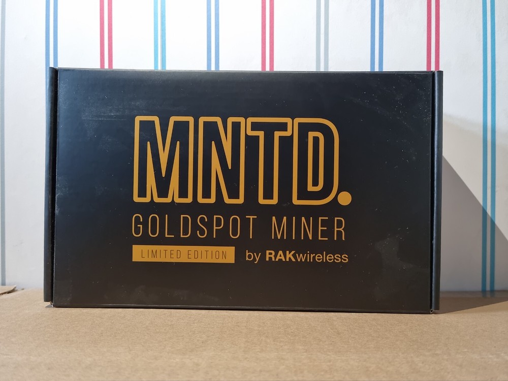 MNTD Goldspot Helium Miner by RAK | Limited Edition | 128gb SD Card