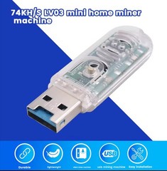 Mini mining machine USB B43C NerdMiner V2 74KH/S USB BTC Crypto Miner Solo Lotte