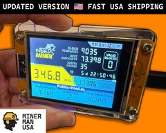 NerdMiner V2 USB Bitcoin Solo Lottery Miner — ESP32 Touch Screen — Newest 2026