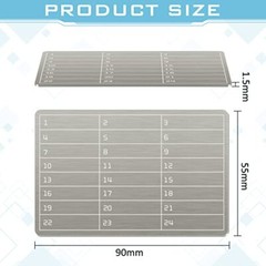 6 Plates Steel Wallet Crypto Cryptocurrency Seed Storage Crypto Wallet NEW