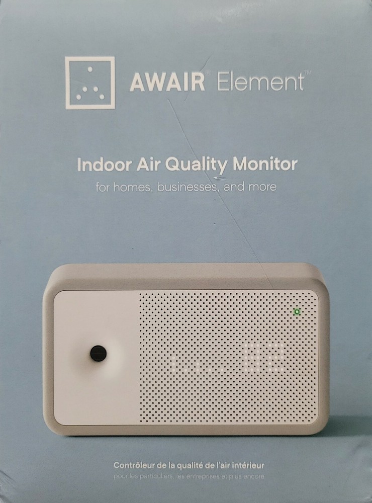 Awair Element Indoor Air Quality monitor + PlanetWatch Type 4 miner, SHIPS NOW