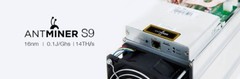 Bitmain AntMiner S9 — 13.5TH/s  Bitcoin (Bitcoin Cash) miner SHA 256