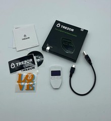 Trezor Model One — The Original Cryptocurrency Hardware Wallet — White