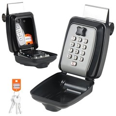 Piclafe Car Window Lock Box for Turo, Light Grey with Keypad