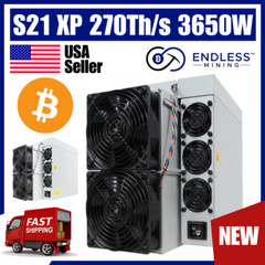 Bitmain Antminer S21 XP 270Th/s 3650W – Input Voltage 220~277V | EndlessMining™️