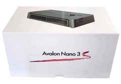 NWT/SEALED Canaan Avalon Nano 3S Bitcoin ASIC Miner (Black) 6TH/s 140W!