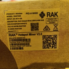 NEW RAK V2.0 Hotspot Miner Wisgate RAK7248 4 GB RAM US915 GTW-000055-915