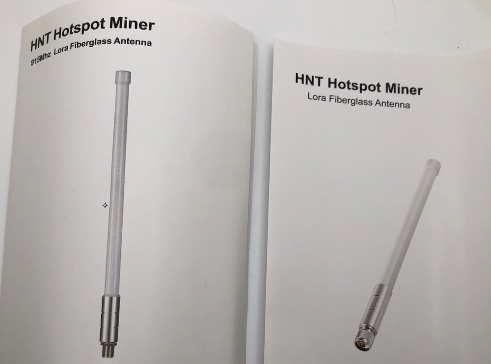 2 HNT Hot Spot Miners Antennas 23.6 Inch And Smaller Lora Fiberglass New