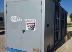 EZ Blockchain 1.3MW 20ft Mobile Mining Container – Ready for Deployment