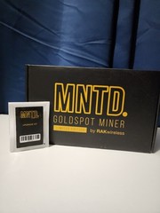 Limited Edition MNTD RAK Wireless Goldspot Helium Hotspot Miner*NEW/NEVER SYNCED