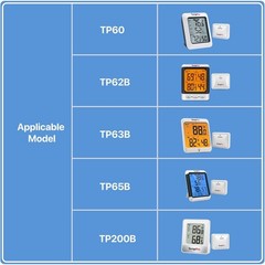Humidity & Temperature Sensor for Indoor Outdoor Thermometer Wireless Accessory