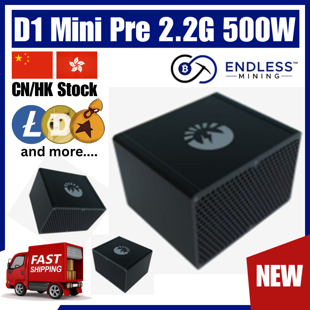 VolcMiner D1 Mini Pre 2.2Gh/s 500W – Input Voltage 90~260V | Endless Mining ™️