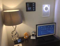 Nerd Miner Crypto Mining Rig — 7 x 1050 kh/s — Wall Mountable — Mining Rig — BTC