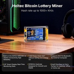 NerdMiner V2 — 2.8″ Display Crypto Miner, 1000KH/s Hash Rate#