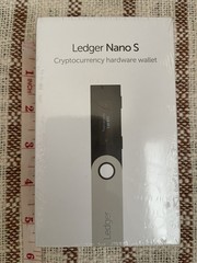 Ledger Nano S Cryptocurrency Hardware Wallet Matte Black/Silver Open Box Works