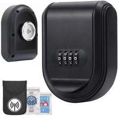 Thlevel Magnetic Key Holder Box Hide A Under Car 1.6 x 5 x 3.7 inches