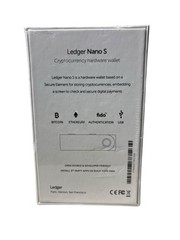 NEW Ledger Nano S Cryptocurrency Hardware Wallet – New Sealed Box