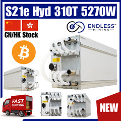 NEW Bitmain Antminer S21e Hyd 310T 5270W – 3 Phase 380V ~ 415V | Endless Mining