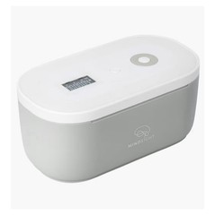 Mindsight Timed Lock Box | Unplug from Phones, Video Standard, Glacier Gray