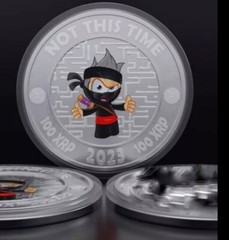 XRP Army Collection Coin / Loaded With 100 XRP. RARE. LE