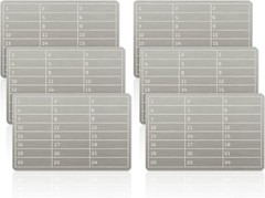 6 Plates Steel Wallet Crypto Cryptocurrency Seed Storage Crypto Wallet for Bi…