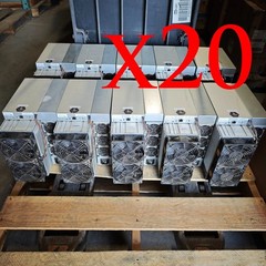 LOT of 20pcs Bitmain Antminer S21 188Th BTC Miner w/ Custom FW work on 150-222TH