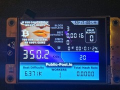 Nerdminer V2 350KH/s ☆Sexy 600% Meme Edition☆ Bitcoin Solo Nerd Miner + Case