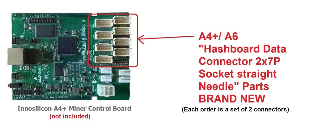 A4+/ A6 «Control Board Data Connector 2x7P Socket(Straight) Needle» Parts