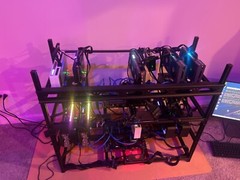 Brand New Fully Built, Tested, and Running Up To 300MH/s Ethereum Mining Rig 