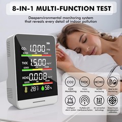 22 HOBBIES Indoor Air Quality Monitor White