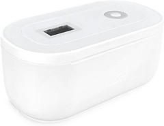 Mindsight Timed Lock Box | Unplug from Phones, Video Standard, Cloud White