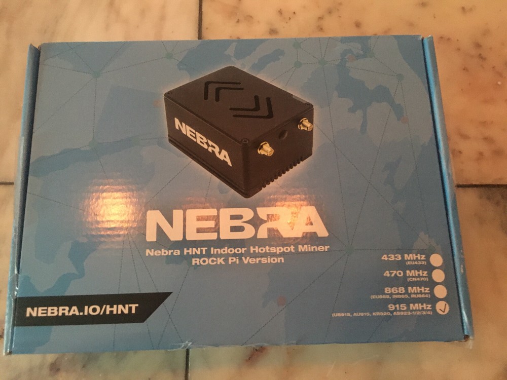 USA Nebra HNT HELIUM Indoor Hotspot Miner ROCK Pi Version US915 Unopened