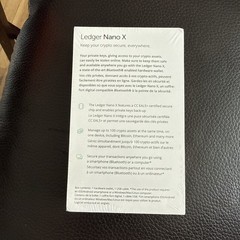 Ledger — Nano X Crypto Hardware Wallet — Bluetooth — Onyx Black