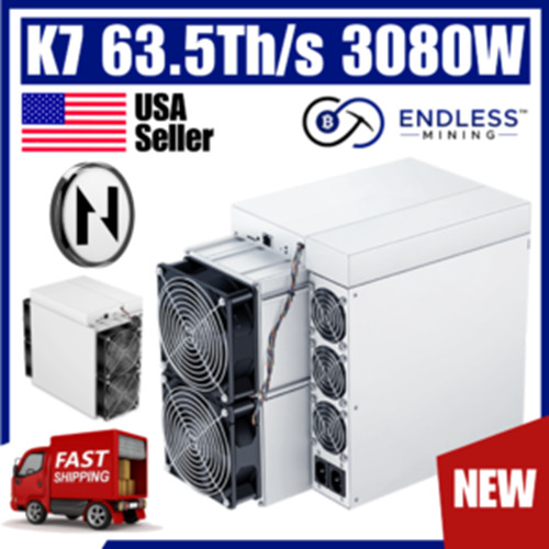 Bitmain Antminer K7 63.5Th/s 3080W — Input Voltage 200~240 | EndlessMining ™️
