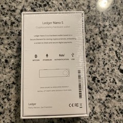 Ledger Nano S Cryptocurrency Bitcoin Hardware Wallet — New, Factory Sealed.