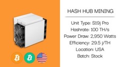 NEW Bitmain S19j Pro 100TH Bitcoin Miner — Located In USA