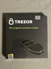 Trezor One (Black) Original Crypto Hardware Wallet Bitcoin ETH — NEW/SEALED