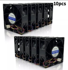 10pcs Bitmain Antminer 6500RPM Cooling Fan S19 L3+ S17 Pro S19 Pro S19j S19j Pro