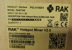 WISGATE RAK 7248 V2 UK 868 HELIUM HNT WIRELESS CRYPTO TOKEN HOTSPOT MINER