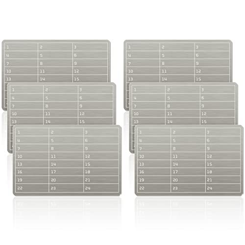 6 Plates Steel Wallet Crypto Cryptocurrency Seed Storage Crypto Wallet NEW