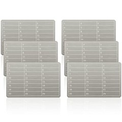 6 Plates Steel Wallet Crypto Cryptocurrency Seed Storage Crypto Wallet NEW