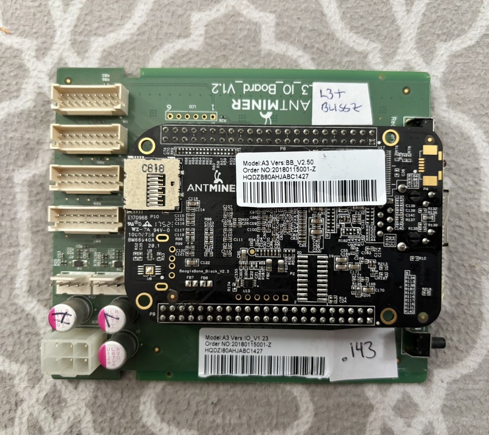 Bitmain Antminer L3+ Control Board With Blissz Firmware