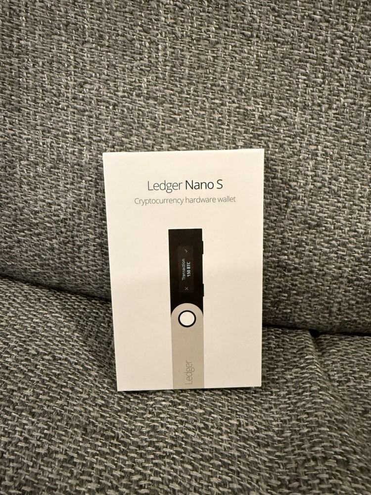 Ledger Nano S Cryptocurrency Hardware Wallet — Factory Sealed New in Box