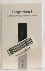 Ledger Nano S Cryptocurrency USB Hardware Wallet, New Open Box! Free Shipping!