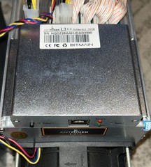 Bitmain Antminer L3++ Miner 580MH/s with NEW 1600W APW PSU — LTC/DOGE Miner